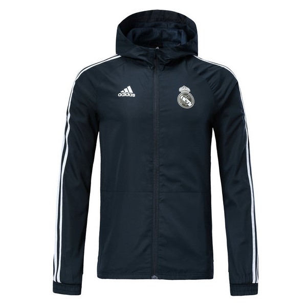 Coupe Vent Foot Real Madrid 2018-2019 Gris Marine